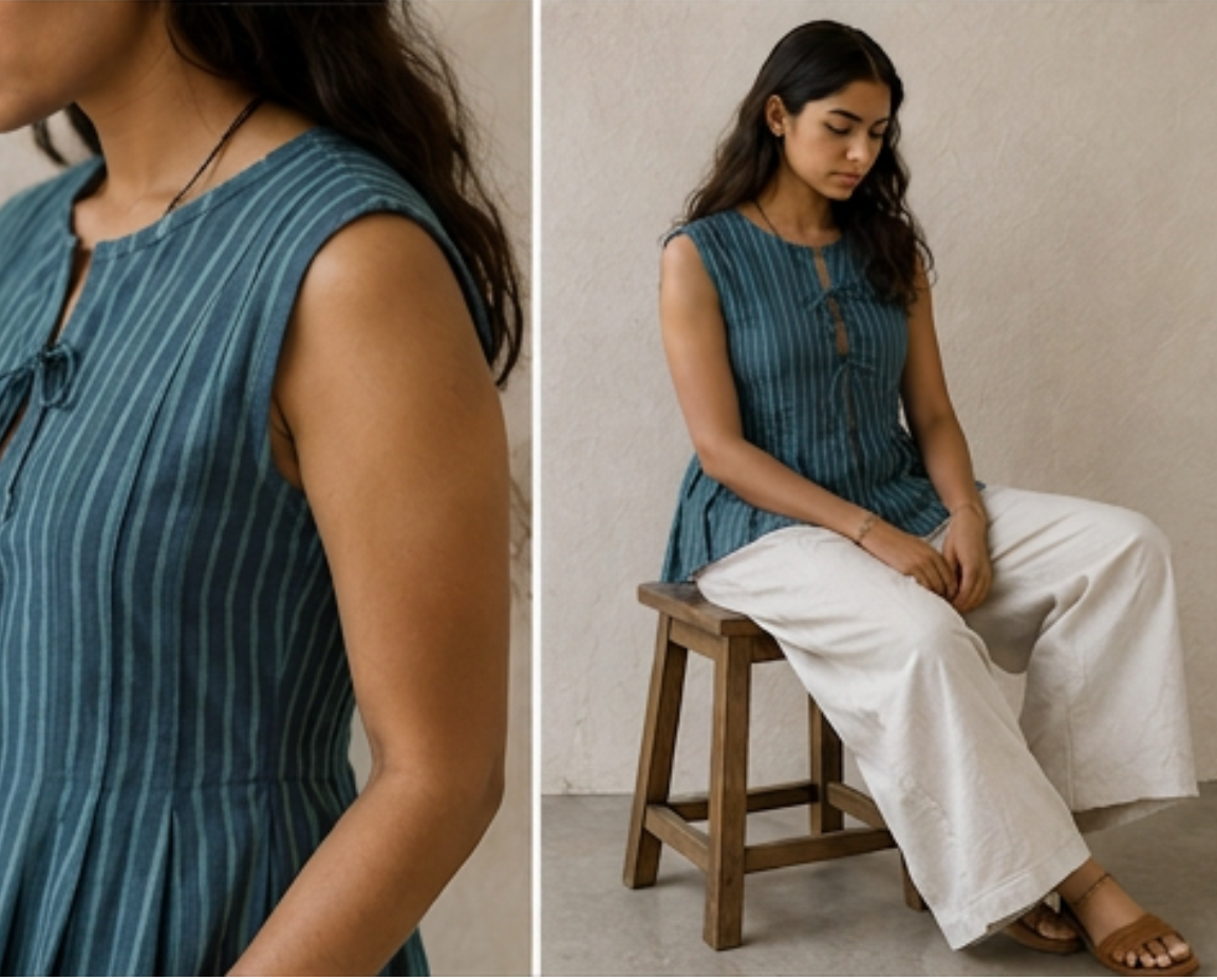 AABHA TOP STRIPED
